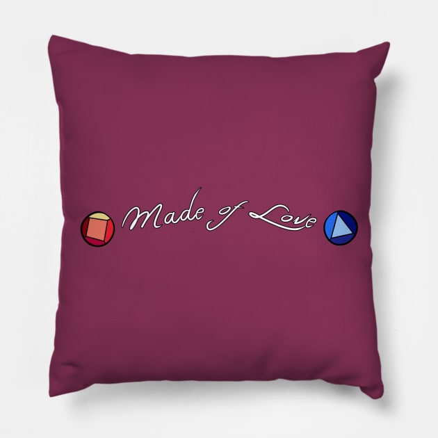 Made of Love Pillow by Menteymenta