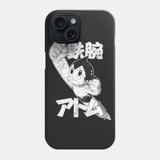 Mighty Atom (dark) Phone Case by geekingink