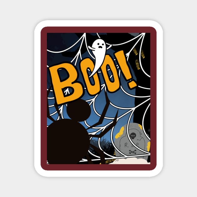 boo Magnet by ANYIN