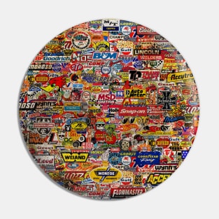 Racing Decal Collage 2020 Pin