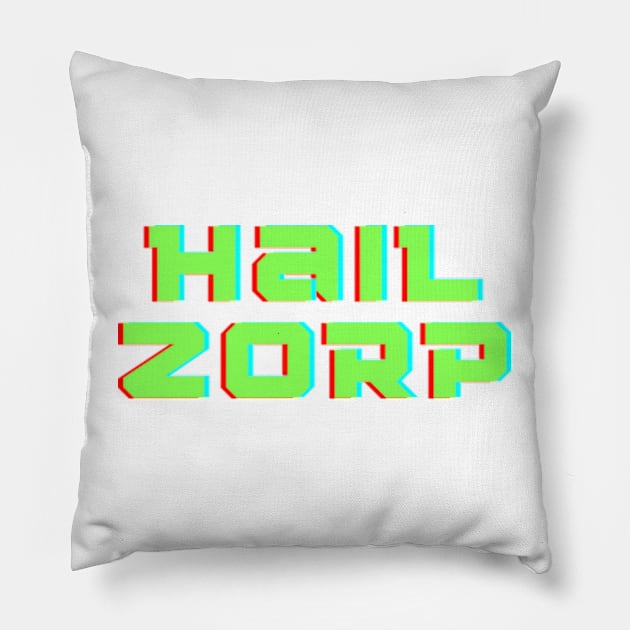 Hail zorp the surveyor Pillow by TeeCharm Creations