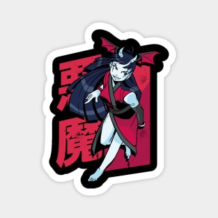 Demonic Anime Girl Magnet