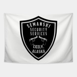 Semanski Security Services Northern Exposure Cicely Alaska Tapestry