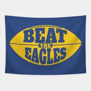 Beat the Eagles // Vintage Football Grunge Gameday Tapestry