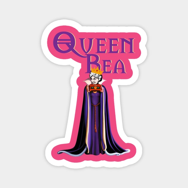 Queen Bea Magnet by EnchantedTikiTees