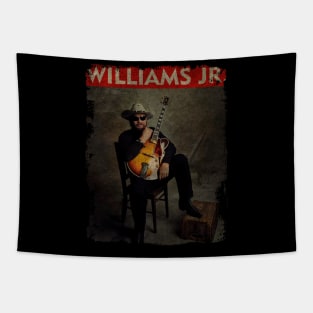 TEXTURE ART- Hank Williams Jr. - RETRO STYLE 1 Tapestry