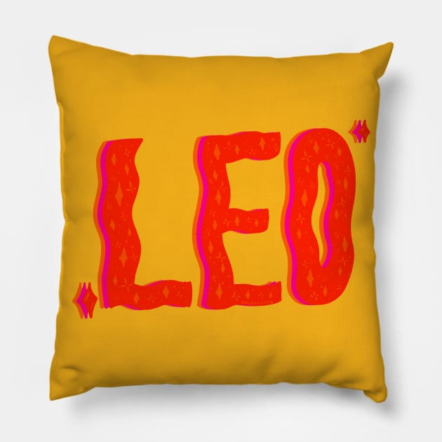 Leo Pillow by Doodle by Meg