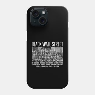 Black Wall Street Facts, Black History Phone Case