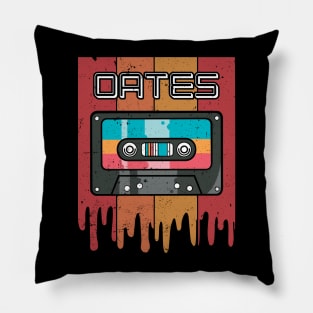 Thanksgiving Oates Name Retro Styles Camping 70s 80s 90s Pillow