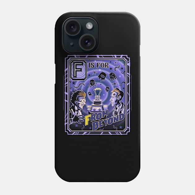 F is for From Beyond Phone Case by cduensing