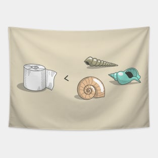 3 Seashells V2 Tapestry