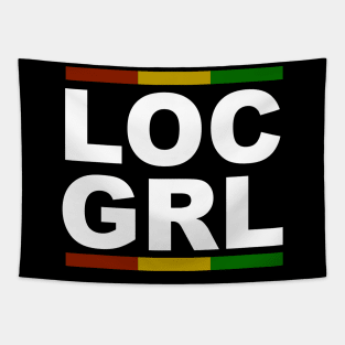 LOC GIRL Locs Dreadlocks Tapestry