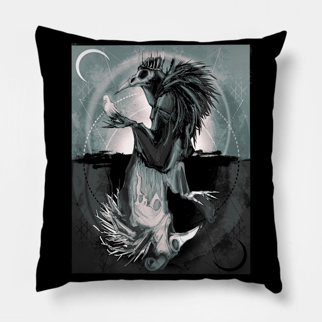 As Above So Below II Pillow by LVBart