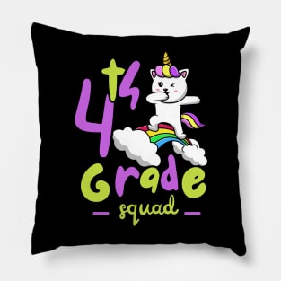 4 th grade unicorn Pillow