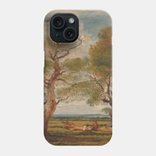 Landscape with Figures by John Linnell Phone Case