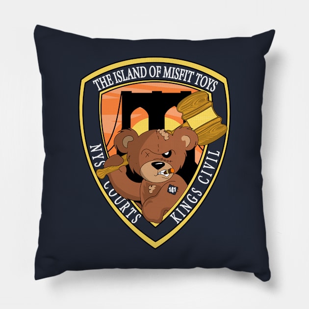 Front logo IoMT Pillow by Paulio cheeze