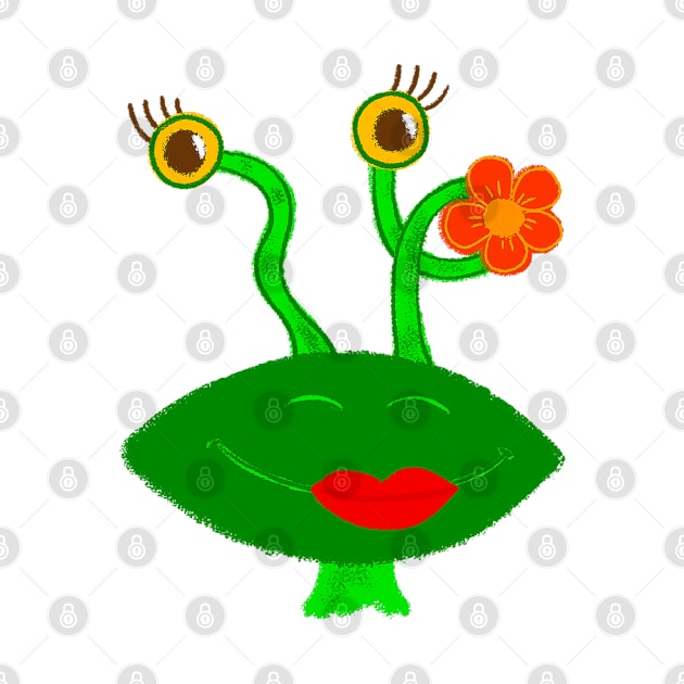 Funny Frog flower by KMdesign