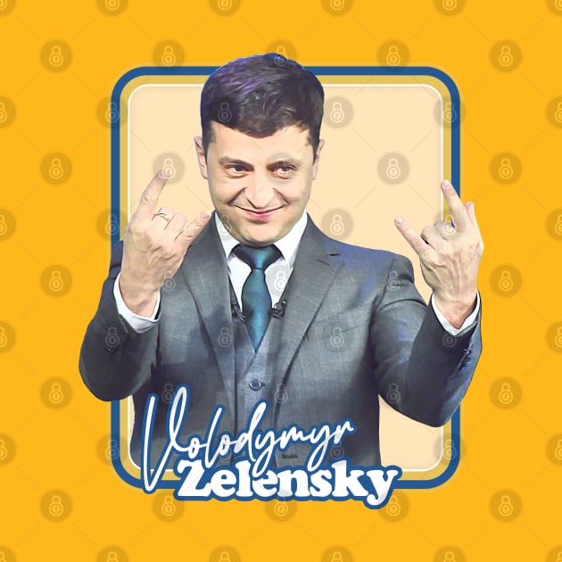 Zelensky Ukraine / Retro Fan Art Design by DankFutura