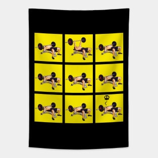 The Bench Press Tapestry