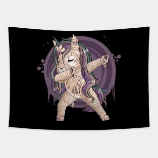 Dabbing Mummy Uniconr Tapestry