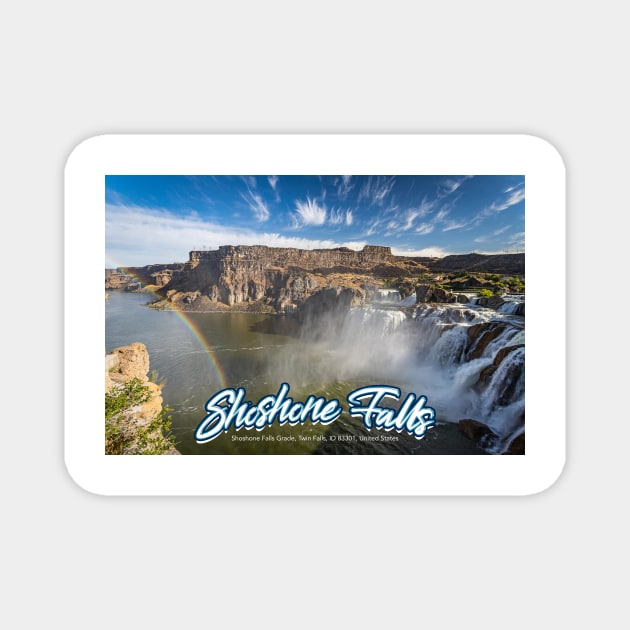 Shoshone Falls Idaho Magnet by Gestalt Imagery