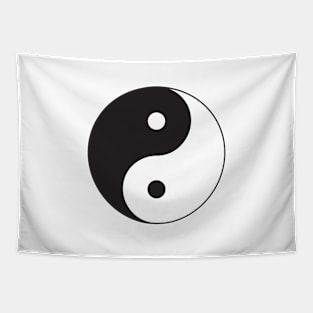 Classic Yin Yang symbol Tapestry