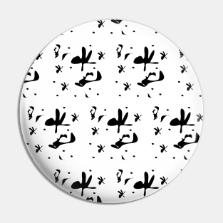 Black spots on a white background. Vector seamless pattern abstraction grunge. Background illustration, decorative design for fabric or paper. Ornament modern new Pin