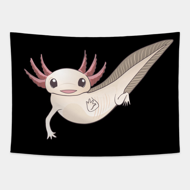 Friendly Axolotl Axolotl Tapestry Teepublic Friendly Axolotl Axolotl Tapestry Teepublic