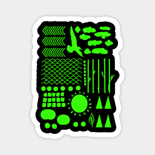 Green nature Magnet