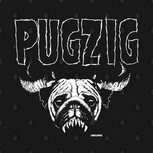 PUGZIG // Danzig Pug Dog Heavy Metal by darklordpug