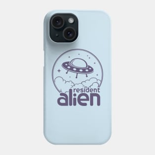 Resident Alien UFO Phone Case