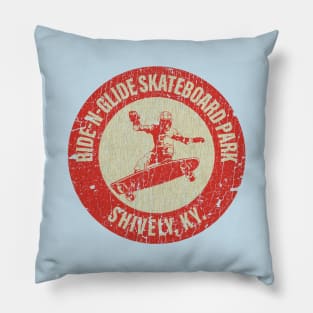 Ride-N-Glide Skateboard Park 1970 Pillow