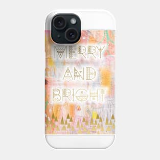 Merry and bright xmas Phone Case