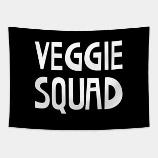 Veggie Squad - White Color Tapestry