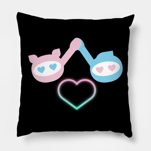 PinkBleu Love Wins Pillow by After Daylight Project