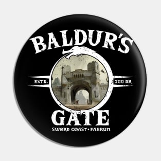 Baldu'rs Gate (Black Print) Pin