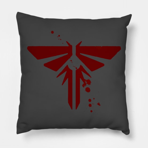 Fireflies blood Pillow by FernyDesigns