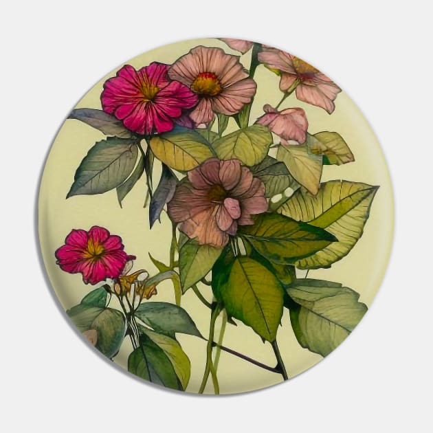 Blooming Serenity Pin by Paper Punch