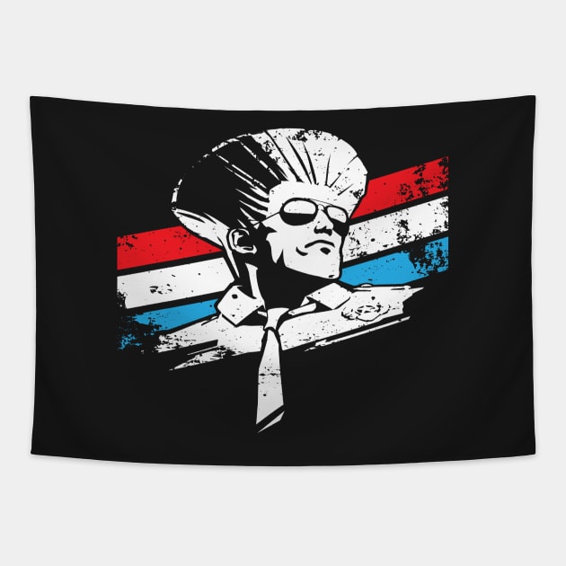 Street Fighter - Guile Shirt Tapestry by waveformUSA