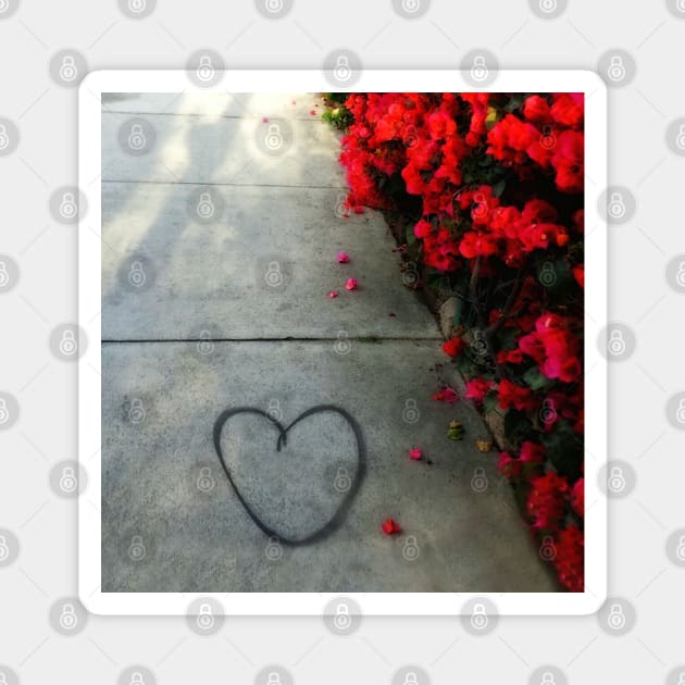 Street Heart Magnet by BlakCircleGirl