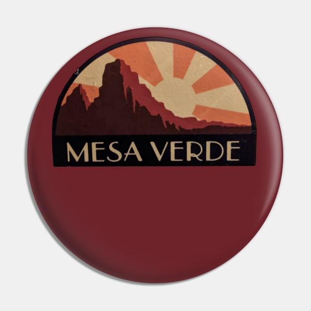 Mesa Verde Art Pin by Azerod