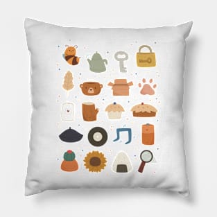 elements of quiet moments Pillow