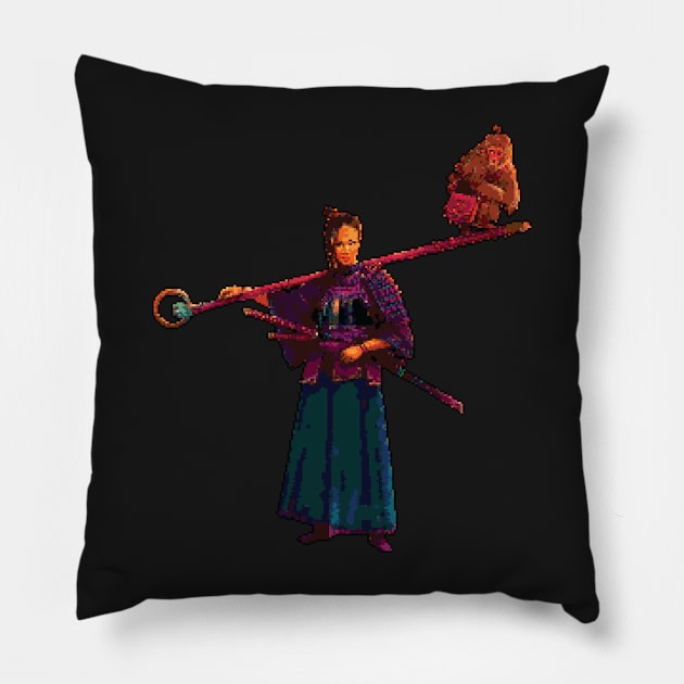 Scythe Togawa Shogunate Pixel Design - Board Game Inspired Graphic - Tabletop Gaming Pillow by MeepleDesign