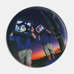 Sonic and Tails - Sega Aesthetics Pin