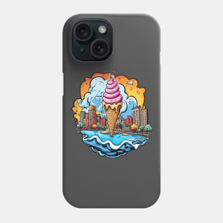 Ice Cream Cone City Phone Case