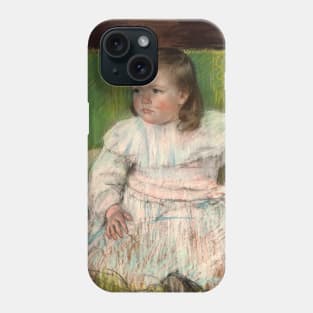 The Pink Sash by Mary Cassatt Phone Case