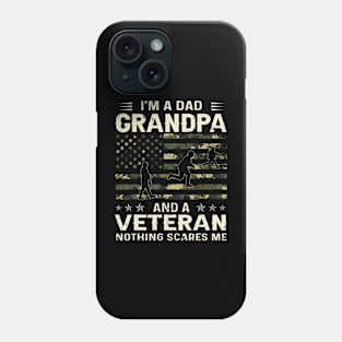 I'M A Dad Grandpa And Veteran Phone Case