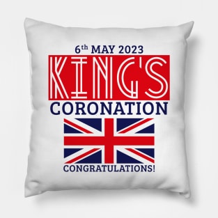 King’s Coronation, 6th May 2023 – Congratulations (Red) Pillow