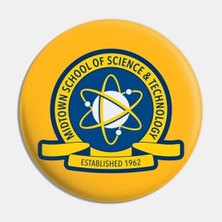 Midtown School of Science and Technology Chest Logo Pin