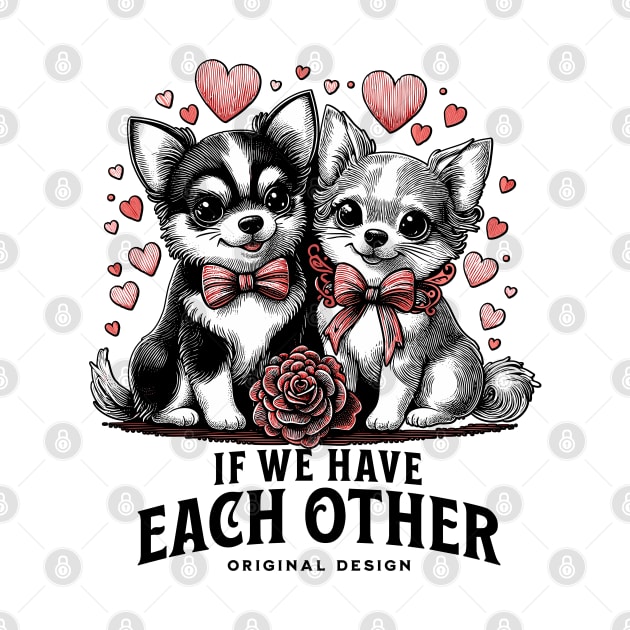 Chihuahua Love Valentines gift art by Casually Fashion Store